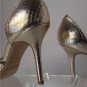 NEW Authentic JIMMY CHOO Straits D'Orsay Gold Sandals (Size 40.5) - MSRP $795.00