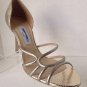 NEW Authentic JIMMY CHOO Straits D'Orsay Gold Sandals (Size 40.5) - MSRP $795.00