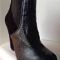 NEW Authentic CANDELA Leigh Croc-Embossed Leather & Suede Ankle Boots (Size 8)
