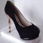 NEW Authentic SOPHIA WEBSTER Flamingo Heel Peep-Toe Platform Pumps (Size 36.5)