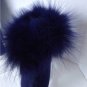 NEW Authentic ALICE + OLIVIA Cobalt Reyna Rabbit Fur-Trimmed Platform Ankle Boot
