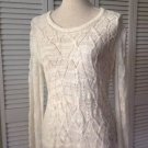 NEW Rag & Bone Long Sleeve Knit Pull Over Top in Ivory Cotton/Nylon (Size XS)