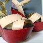 NEW Authentic KESLI DAGGER Brooklyn Darcie Beige Vachetta Sandals (Size 6 M)