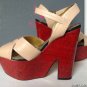 NEW Authentic KESLI DAGGER Brooklyn Darcie Beige Vachetta Sandals (Size 6 M)