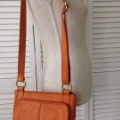 NEW Authentic FOSSIL LIGHT ORANGE MODERN CARGO ORGNIZER CROSSBODY BAG MSRP$148