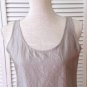 NEW EILEEN FISHER Petite Washed 100% Silk Taffeta Tank Dress - MSRP $398.00!