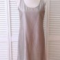 NEW EILEEN FISHER Petite Washed 100% Silk Taffeta Tank Dress - MSRP $398.00!