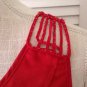 NEW MM COUTORE by MISS ME Lattice Ruffle Red Top (Sizes S & M) - MSRP $78.00!