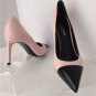 NEW Authentic SAINT LAURENT Paris Cap Toe Pump, Blush/Black (Size 38) - $735.00!
