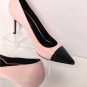 NEW Authentic SAINT LAURENT Paris Cap Toe Pump, Blush/Black (Size 38) - $735.00!