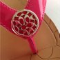NEW Authentic COACH Sara Sandals in Fuschia (Size 5 M)