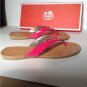 NEW Authentic COACH Sara Sandals in Fuschia (Size 5 M)