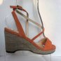 NEW MARCHEZ VOUS Anne Apricot Suede Woman's Sandals