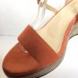 NEW MARCHEZ VOUS Anne Apricot Suede Woman's Sandals