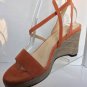 NEW MARCHEZ VOUS Anne Apricot Suede Woman's Sandals