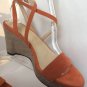NEW MARCHEZ VOUS Anne Apricot Suede Woman's Sandals