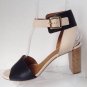 CHLOE Bi-Color Ankle-Cuff Strap Sandals (Size 39) - MSRP $695.00!