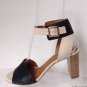 CHLOE Bi-Color Ankle-Cuff Strap Sandals (Size 39) - MSRP $695.00!