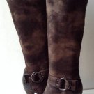 NEW Donald J. Pliner Roula Tall Taupe/Expresso Boots (Size 10 M) - MSRP $375.00!
