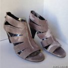 NEW Authentic Donald J. Pliner Thora Taupe Resort Suede Strappy Heel (Size 9.5)
