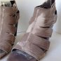 NEW Authentic Donald J. Pliner Thora Taupe Resort Suede Strappy Heel (Size 9.5)