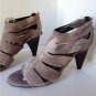 NEW Authentic Donald J. Pliner Thora Taupe Resort Suede Strappy Heel (Size 9.5)