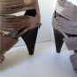 NEW Authentic Donald J. Pliner Thora Taupe Resort Suede Strappy Heel (Size 9.5)