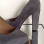 NEW ELLA MOSS Storm Paige Platform Suede Pumps