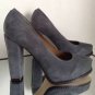 NEW ELLA MOSS Storm Paige Platform Suede Pumps