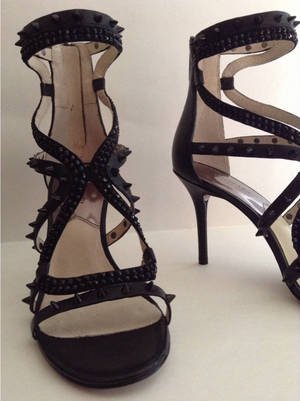 NEW Authentic MICHAEL Michael Kors Larissa Studded Strappy High Heel Sandals