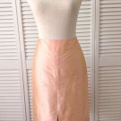 NEW Canvasback Pencil Skirt In Shungtung Silk Tearose/Peach (Size 6) - MSRP $190