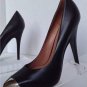 NEW Authentic SIGERSON MORRISON Black Leather 'Monna Lisa' Pumps (Size 6.5 B)