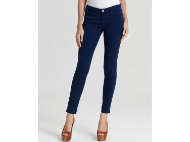 NEW J Brand Kinsey Mid Rise Pieced Skinny Jeans Nightfall (Size 24) - MSRP $198