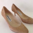 NEW Authentic JIMMY CHOO Vega Nude Suede Pumps (Size 36) - MSRP $525.00!
