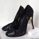 NEW Authentic ALICE + OLIVIA Helena Laser-Cut Suede Pump (Size 41) - MSRP $345