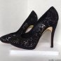 NEW Authentic ALICE + OLIVIA Helena Laser-Cut Suede Pump (Size 41) - MSRP $345