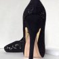 NEW Authentic ALICE + OLIVIA Helena Laser-Cut Suede Pump (Size 41) - MSRP $345