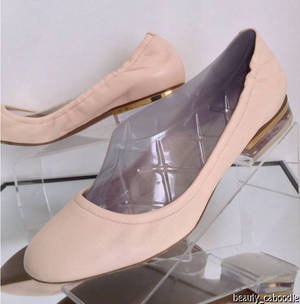 NEW Authentic CHLOE Contrast Chunky Low Heel Ballet Flats (Size 40) - MSRP $695