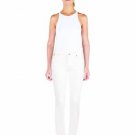 NEW SECOND YOGA JEANS High Rise Straight in White Denim (Sizes 32/12 & 34/14)