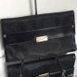 Authentic JIMMY CHOO Reese Black Lame Glitter Clutch/Bag - MSRP $625.00!