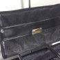 Authentic JIMMY CHOO Reese Black Lame Glitter Clutch/Bag - MSRP $625.00!