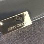 Authentic JIMMY CHOO Reese Black Lame Glitter Clutch/Bag - MSRP $625.00!