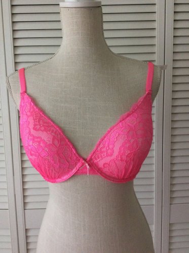 Isaac Mizrahi Pink Perfect Coverage All Over Lace Underwire Bra 36DRetail $46.00