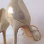 NEW Authentic JIMMY CHOO Straits Metallic Leather D'Orsay Sandals (Size 39.5)
