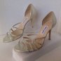NEW Authentic JIMMY CHOO Straits Metallic Leather D'Orsay Sandals (Size 39.5)