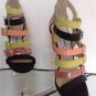 NEW Authentic JIMMY CHOO "Bronx" Multicolor Bronx Sandals (Size 35.5)-MSRP $995