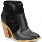NEW Authentic Saks Fifth Avenue GRAY Joey Laser-Cut Ankle Boots - MSRP $188.00!