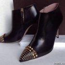 NEW GUCCI Studded Cap-Toe Black Bootie (Size 37.5) - MSRP $995.00!