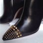 NEW GUCCI Studded Cap-Toe Black Bootie (Size 37.5) - MSRP $995.00!