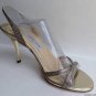 NEW Authentic JIMMY CHOO Ingrid Glitter Strappy Sandals (Size 38.5)